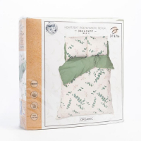 Постельное белье Этель 2 сп &laquo;Эвкалипт&raquo; (вид 1) 175*215 см, 200*220 см,70*70 см -2 шт