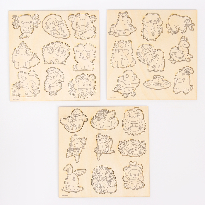 Заготовки для творчества &laquo;Зверята&raquo;, 27 шт