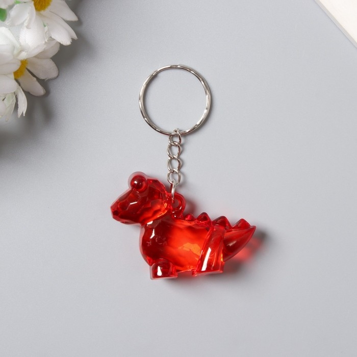 Брелок пластик Брелок пластик "Динозаврик" МИКС 4,5х1,5х4 см