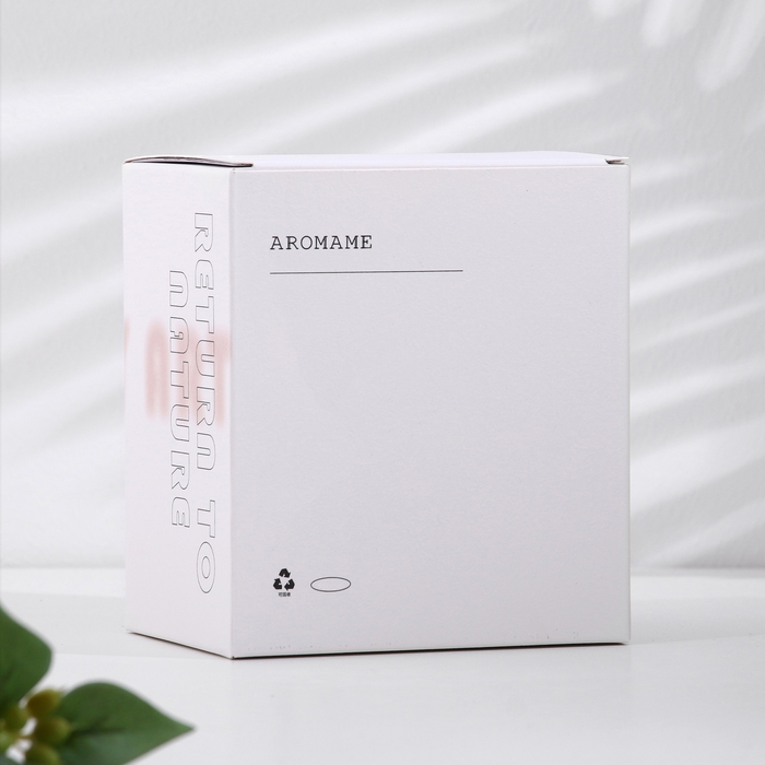 Набор диффузор ароматический "Aromame", зелёный лайм, базилик, цитрус 500мл прямоуг банка