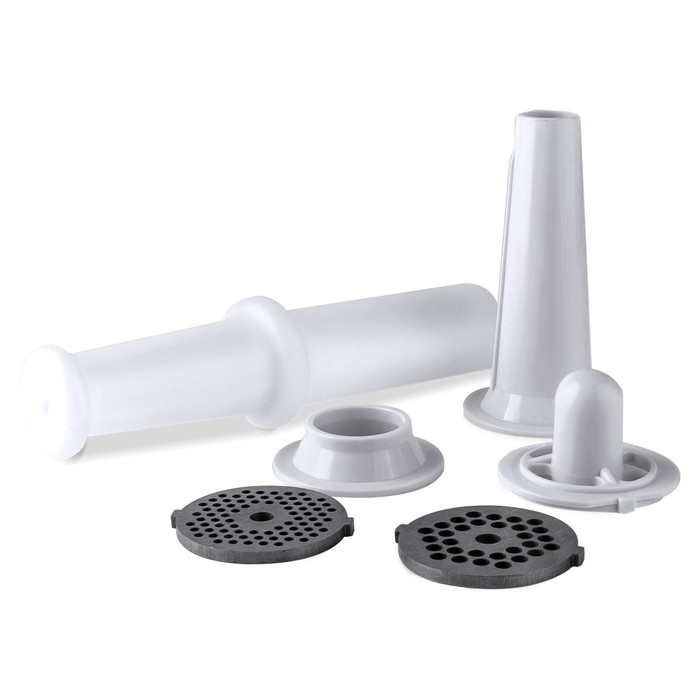 Мясорубка Galaxy GL 2400, 1200 Вт, 1.3 кг/мин, 2 насадки, реверс, серебристая