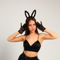 Карнавальный набор &laquo;Мисс грация&raquo;, ободок, перчатки