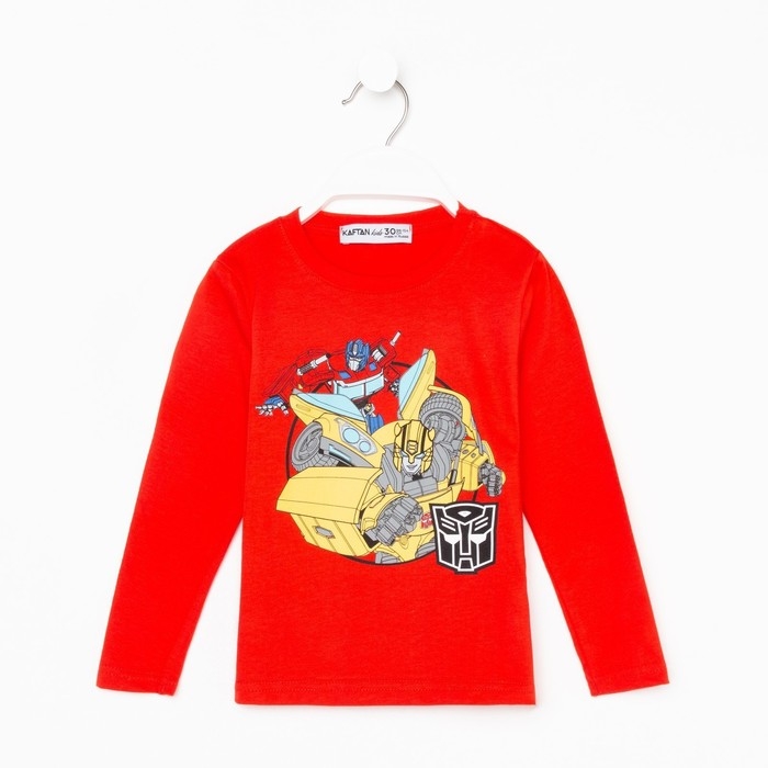 Футболка с длинным рукавом «Автоботы», Трансформеры , рост 122-128 Футболка с длинным рукавом «Автоботы», Трансформеры , рост 122-128