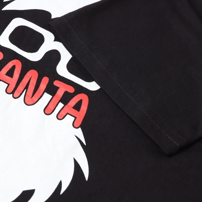 Футболка мужская НГ Футболка мужская НГ "Santa", цвет чёрный, р-р 52
