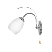 Бра "Амелия" 1х40Вт E27 хром 25х11х24 см.