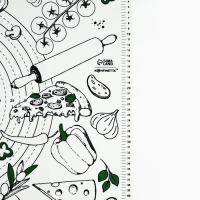 Силиконовой коврик для выпечки &laquo;Pizza time&raquo;, 50 х 70 см