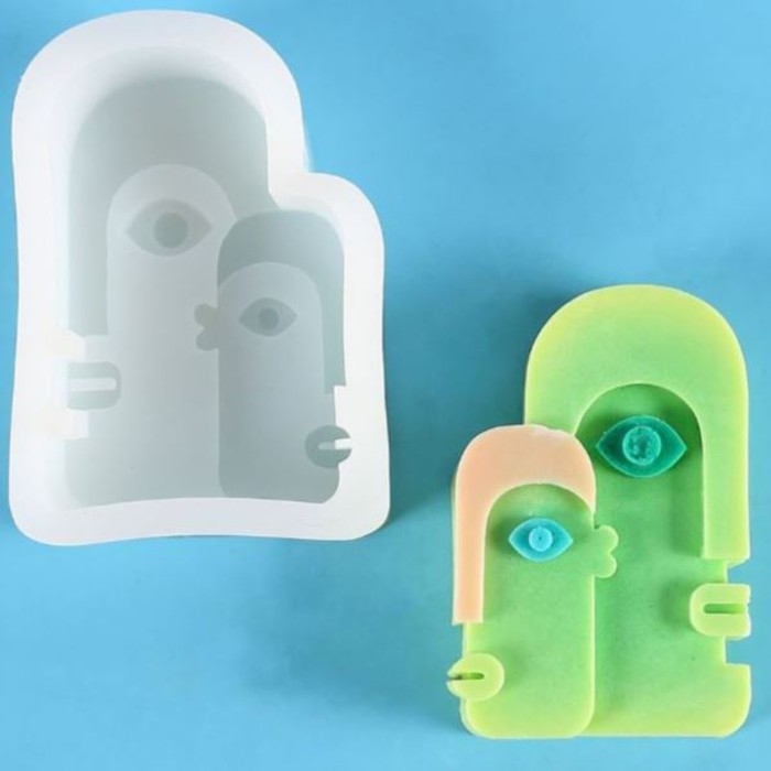 Молд силикон Молд силикон "Абстракция - два лица" 11х7,8х3 см