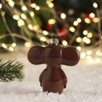 Ёлочное украшение "Чебурашка", в подарочной упаковке, h-9 см