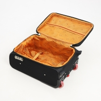 Чемодан малый 33 л (S), отдел на молнии, с расширением, кодовый замок, 3 колеса, 2 наружных кармана, цвет чёрный Чемодан малый 33 л (S), отдел на молнии, с расширением, кодовый замок, 3 колеса, 2 наружных кармана, цвет чёрный