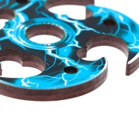 Деревянное оружие, детское сувенирное «Молнии», нож сюрикен, 8 см Деревянное оружие, детское сувенирное «Молнии», нож сюрикен, 8 см