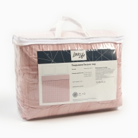 Покрывало LoveLife Texture: rosy,  240*230&plusmn;5см, микрофайбер, 100% п/э