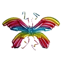 Фольгированные крылья &laquo;Бабочка&raquo;, 122 см., градиент