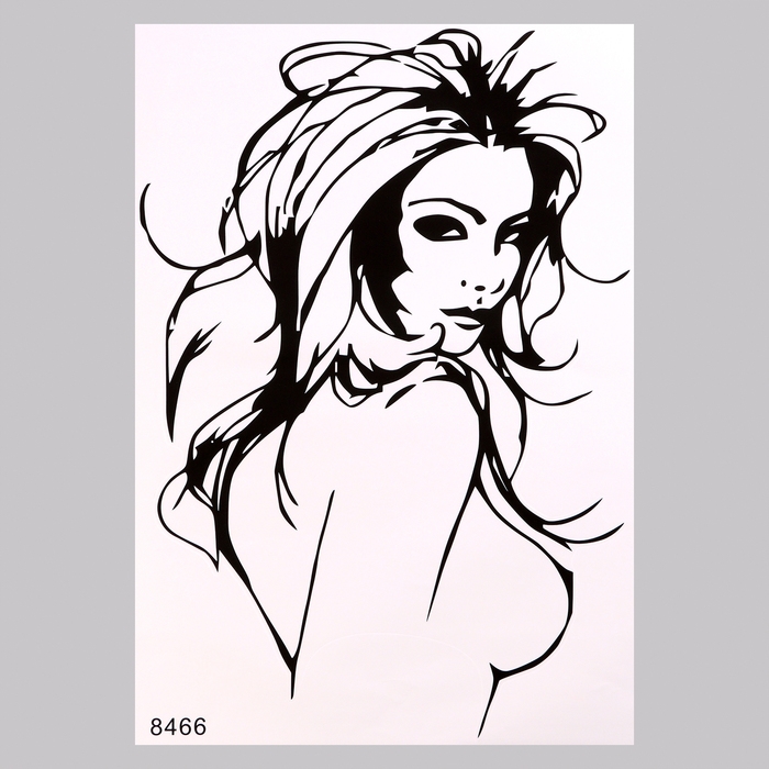 Наклейка 3Д интерьерная Девушка 61*42см Наклейка 3Д интерьерная Девушка 61*42см
