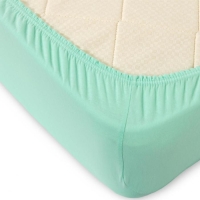 Простыня на резинке &laquo;Купу-купу&raquo;, 160х200х20 см, ментол, трикотаж