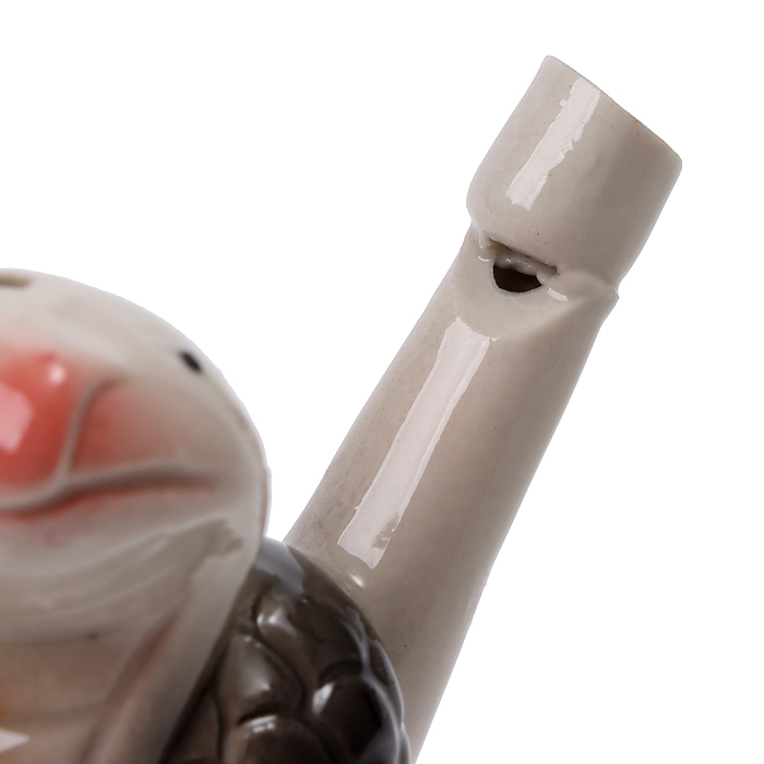 Свистулька керамическая &laquo;Чёрная змея&raquo;, 3,5 &times; 7,5 &times; 5,5 см