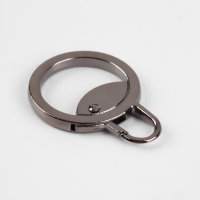 Пуллер для молнии, металлический, 3,8 &times; 2,8 см, 5 шт, цвет чёрный никель