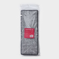 Насадка для швабры Доляна, на липучке, микрофибра, 32&times;12,5 см