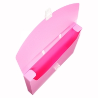 Папка-портфель А4 на замке, Calligrata "Акварель", 1 отделение, пластиковая, 700 мкм, фламинго Папка-портфель А4 на замке, Calligrata "Акварель", 1 отделение, пластиковая, 700 мкм, фламинго