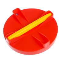 Планшет обучающий &laquo;Магнитное рисование&raquo;, 120 отверстий, с креплением на обороте, цвет красный