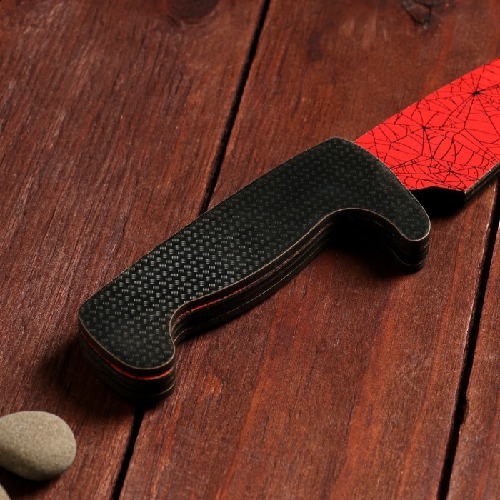 Сувенирное оружие из дерева «Мачете- кукри», красный мрамор Сувенирное оружие из дерева «Мачете- кукри», красный мрамор