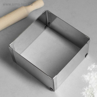 Форма для выпечки с регулировкой размера &laquo;Квадратная&raquo;, h-8,5 см, 16х16 - 28х28 см