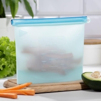 Набор силиконовых пакетов-контейнеров «Счастье есть», 1000 мл, 500 мл Набор силиконовых пакетов-контейнеров «Счастье есть», 1000 мл, 500 мл