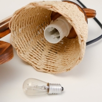 Настольная лампа "Гитара" Е12 10х20х38 см