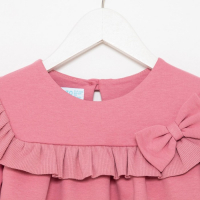 Платье для девочки KAFTAN "Basic line", размер 34 (122-128), цвет розовый