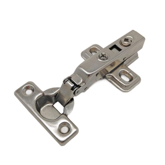 Петля мебельная накладная, мини, с доводчиком Clip-On Петля мебельная накладная, мини, с доводчиком Clip-On