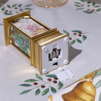 Светодиодная фигура &laquo;Золотистый фонарь с медвежонком&raquo; 5 &times; 12 &times; 5 см, пластик, батарейки AG13х3 (в комплекте), свечение тёплое белое