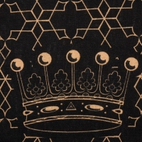 Полотенце кухонное Доляна 100% Короны 35х60 см, 100% хлопок, 160г/м2