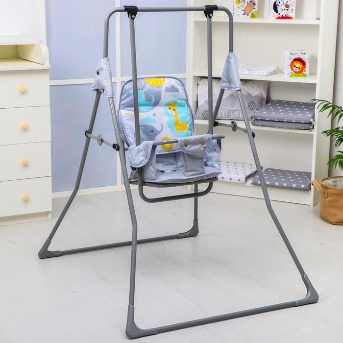 Качели детские напольные &laquo;Веселые зверята&raquo;