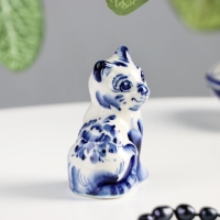 Сувенир &laquo;Кот Волна&raquo;, 7 см, гжель
