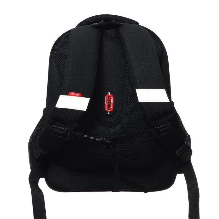 Рюкзак каркасный, 36 х 28 х 20 см, Grizzly RAz-387, чёрный RAz-387-3_1