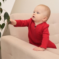 Комбинезон детский MINAKU цвет красный, рост 68-74 см