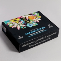 Набор &laquo;Эбру для декорирования сумки-шоппера&raquo;, 5 цв.