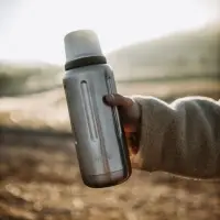 Термос Flask 1000, вакуумный, стальной матовый Термос Flask 1000, вакуумный, стальной матовый