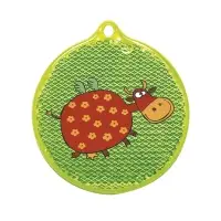 Пешеходный светоотражатель «Круг», неон-желтый Пешеходный светоотражатель «Круг», неон-желтый