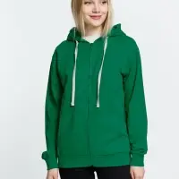 Толстовка на молнии с капюшоном Siverga, зеленая, размер 4XL