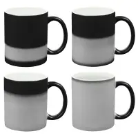 Кружка &laquo;Хамелеон&raquo;, глянцевая, черная