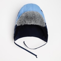 Шапка «Рики-Борд» для мальчика, цвет голубой, размер 48 Шапка «Рики-Борд» для мальчика, цвет голубой, размер 48