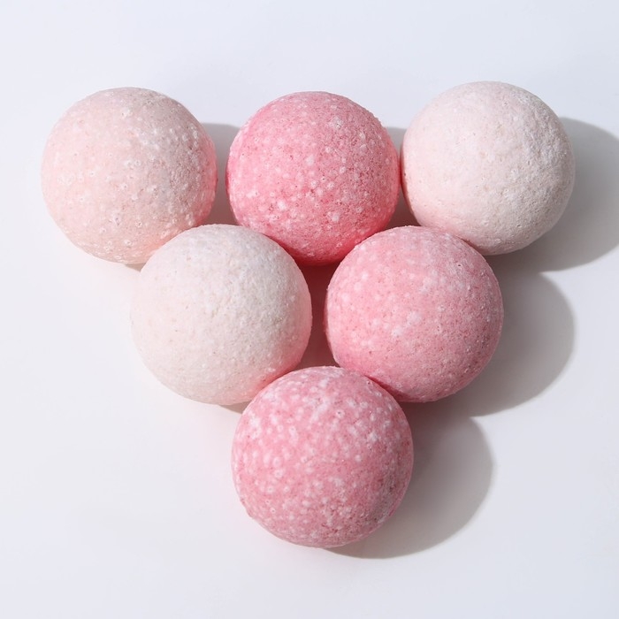 Подарочный набор косметики &laquo;Как бывший&raquo;, бомбочки для ванны, 6 х 20 г, аромат малины, BEAUTY FОХ