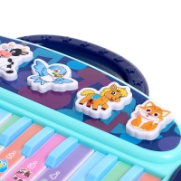 Пианино «Весёлые зверята», звук, цвет голубой Пианино «Весёлые зверята», звук, цвет голубой