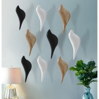 Декор настенный-вешалка "Птичка" 13 x 4 см, чёрный