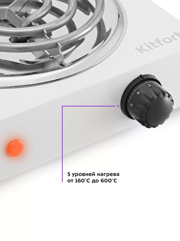 Электрическая плита настольная КТ-182 - 1000 Вт Электрическая плита настольная КТ-182 - 1000 Вт
