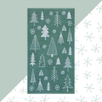 Полотенце махровое Этель &laquo;Ёлочки&raquo; 50х90см, 100% хлопок, 420гр/м2