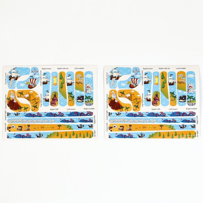 Игровой набор лабиринт &laquo;Сказочный остров&raquo;, маркерная доска, 2 &times; 36 &times; 27,5 см