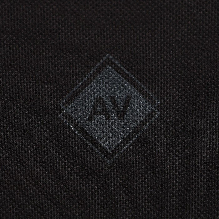 Поло мужское с длинным рукавом, цвет чёрный, размер 48