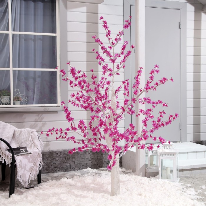 Светодиодное дерево «Акриловое» 1.8 м, 768 LED, постоянное свечение, 220 В, свечение фиолетовое Светодиодное дерево «Акриловое» 1.8 м, 768 LED, постоянное свечение, 220 В, свечение фиолетовое