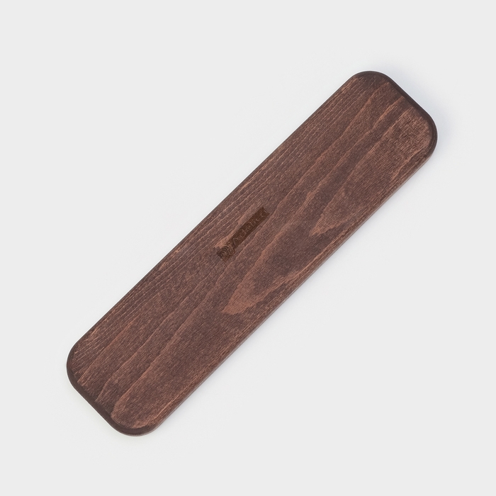 Лоток для подачи столовых приборов Adelica, 27&times;7&times;2 см, тёмный бук